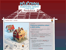 Tablet Screenshot of leseni-pardubice.cz